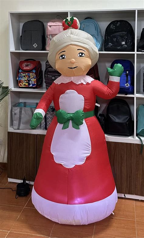 inflatable mrs santa claus|cheap christmas inflatables clearance.